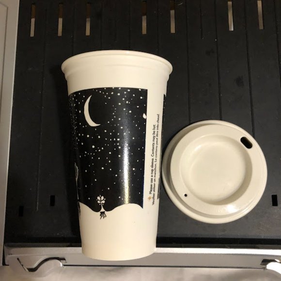 Starbucks "Stars dance on a midnight sky"  Reusable Cup  2015  Edition - Picture 4 of 6